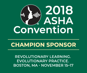 ASHA 2018 Champion Sponsor